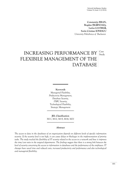 Volume VI, Network Intelligence Studies