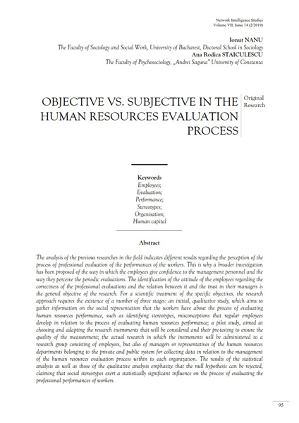 Volume VII, Network Intelligence Studies